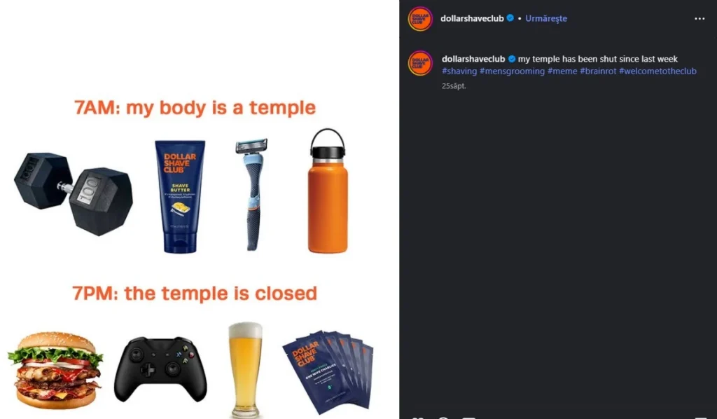 dollar shave club meme