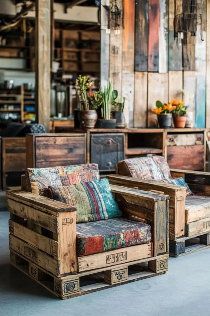 Upcycled Furniture Interior Design