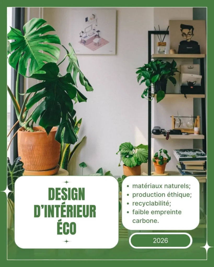 design d’intérieur durable
