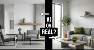 Inteligenta artificiala (AI) in design interior