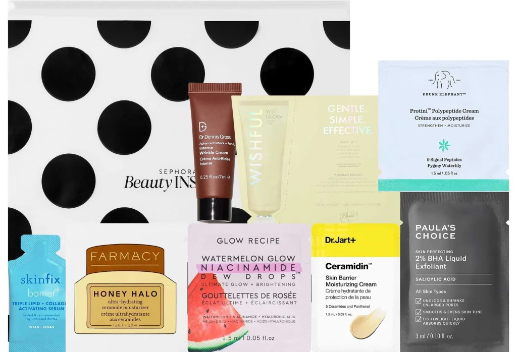 Free samples from Sephora